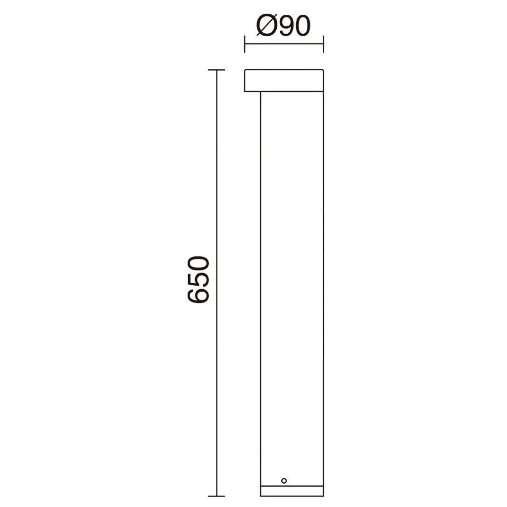 Baliza Cairo IP54 LED 7W 195Lm 3000K Antracita