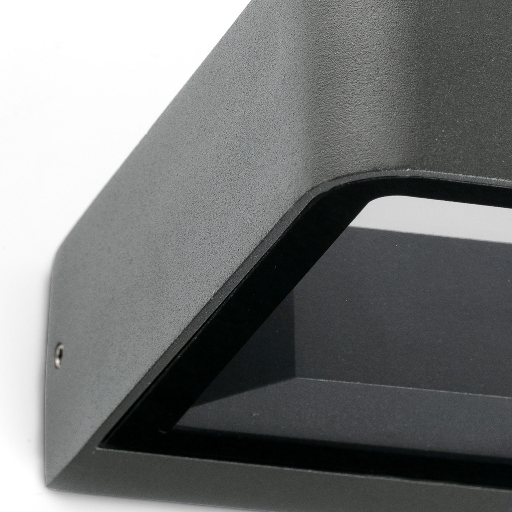 Lámpara aplique Axel LED, 6W, 3000K. Gris oscuro