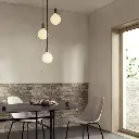Descripción Accesorio tipo canopy triple para colgantes TALA, uso interior, 110-120V, IP20, acabado negro. Compatible con tres colgantes Tala, incluye placa de cielo y herrajes de fijación, garantía de 2 años. No incluye bombillo