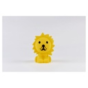 Mini luz tipo Leon, Bundle of light LION, hecho de silicona blanda, sin BPA, interruptor on/off incluido, se apaga automaticamente despues de 15 minutos, CR2032 cell battery incluida, 8x8x11 cm, LED 2700K