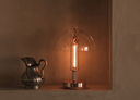 Lampara de mesa pantalla de cristal Barcarolle 60, Copper D16 x H 17