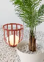 Lampara de pie estructura metalica BOLS P-4028X oxide red