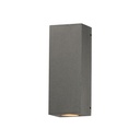 Outdoor Wall Sconce Luminaire, 5" Width x 13" Height x 4" Extension, 2x7W E26 LED, 1200LM delivered / 1400LM rated, 3000K, CRI 90, DIM: TRIAC / ELV, 120V, Wet Location.