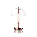 Lampara de mesa pantalla de cristal Barcarolle 60, Copper D16 x H 17