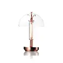  Lámpara de mesa pantalla de cristal Barcarolle 265, Cobre (Copper)