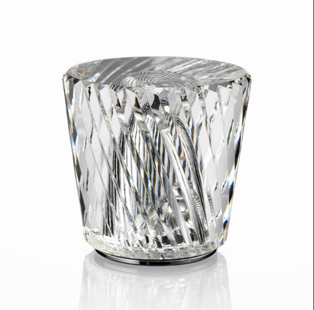 Decorative / table luminaire, Ø85 x 90 mm, integrated LED, 2000K, with 3-level dimming: LOW / MID / HIGH.