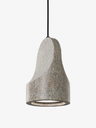 Decorative pendant luminaire with integrated LED, Parga, natural stone finish, 100-277V-60Hz: 8W 2700K 960lm bult-in