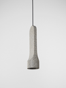 Decorative pendant luminaire with integrated LED Parga 3, natural stone finish, 100-277V-60Hz: 8W 2700K 960lm bult-in