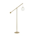 Luminaria de Pie, Height 66.75" x Width 12", 1LT Incandescent Floor Lamp, MB w/ Opal Glass (copia)