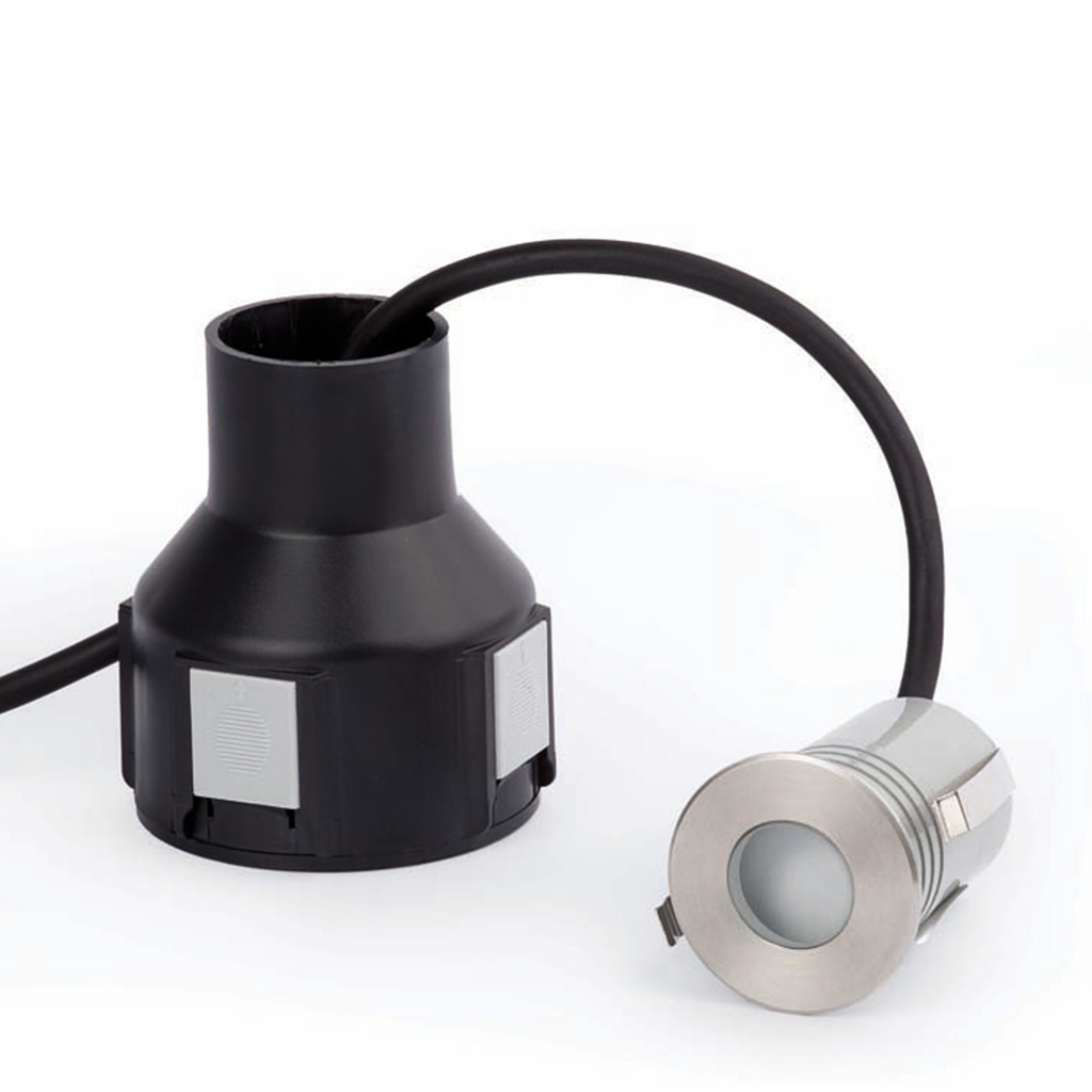 Empotrado de piso Crosby IP67 2W 77Lm 3000K Inox