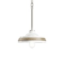 Decorative one-light pendant, Ø10" x 13", for 1 x E26 bulb up to 60W, 120V, not included.