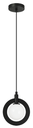 Luminaria decorativa tipo colgante, 7 1/2" x 4 3/8" x 8 1/2", para 1 bombillo E12 de hasta 25W, 120V.
