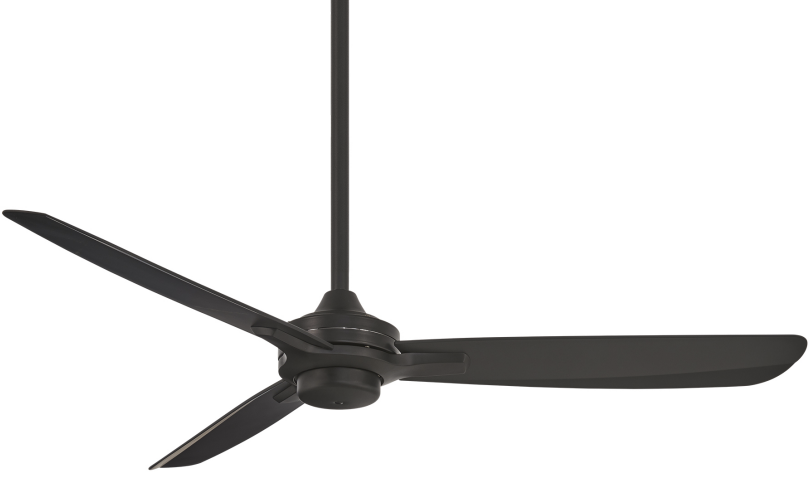 Abanico 52", 3 aspas, no incluye kit de luz, UL