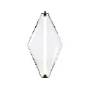 Buoy double cone clear, silver fitting, 5 m cable, USA, TRIAC+canopy