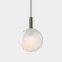 Divina white, brushed silver fitting, 2,5 m black cable,
USA with canopy