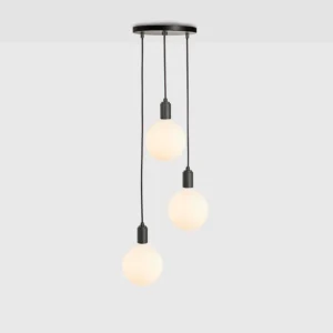 Description Triple pendant canopy accessory TALA, indoor use, 110-120V, IP20, black finish. Compatible with three Tala pendants, includes ceiling plate and fixing hardware, 2-year warranty.