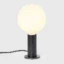 Description Decorative table lamp / Knuckle Table Lamp, indoor use, 120V, IP20, compatible with Tala E26 bulbs. Includes integrated dimmer, plug-in connection, 2-year warranty.