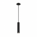 Luminaria tipo colgante decorativa, LED integrado, 10" Height x 2 11/16" Width, 12W, 799LM LED / 508LM delivered, 3000K, CRI 90. DIM: ELV 100-10%, 120-277V, Wet Location / IP44, certificación ETL / cETL