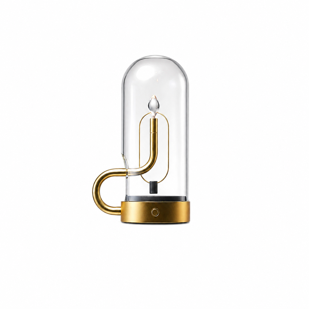 Decorative / table luminaire, Ø69 x 96 x 177 mm, integrated LED, 2000K, with two brightness levels LOW / HIGH. IP66