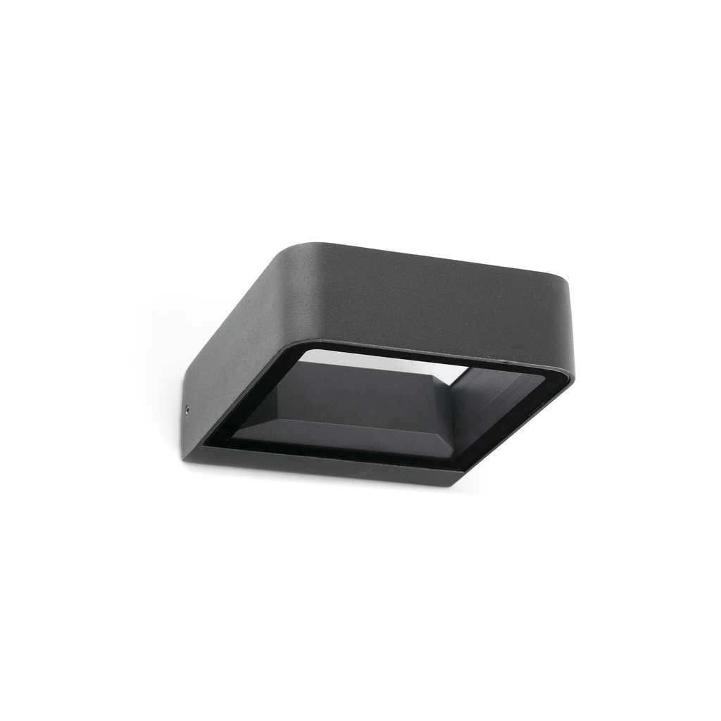 Outdoor wall sconce, 120 x 140 x 40 mm, integrated 6W COB LED, 428LM, 3000K, CRI >80.