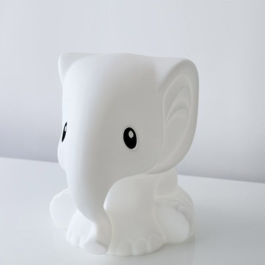 Elephant-shaped lamp, ANANA XL, made of durable polyethylene.  2700K LED. 