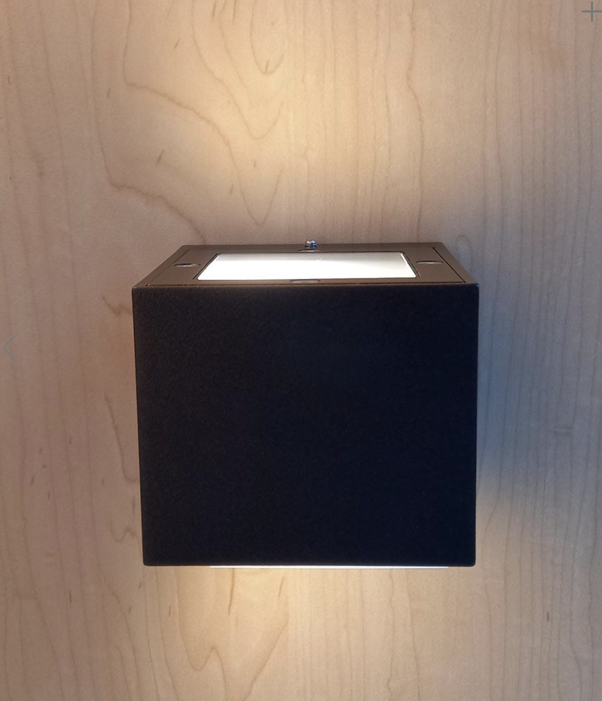 Outdoor wall sconce, 82 x 96 x 110 mm, for G9 lamp up to 40W, with up/down light emission
