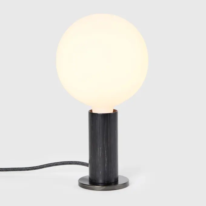 Description Decorative table lamp / Knuckle Table Lamp, indoor use, 120V, IP20, compatible with Tala E26 bulbs. Includes integrated dimmer, plug-in connection, 2-year warranty.